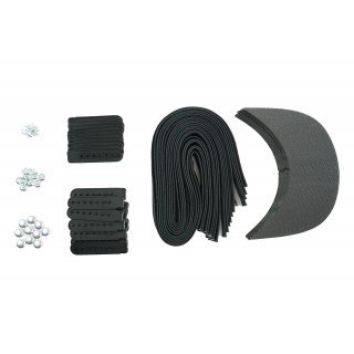 Black Plastic Snapback Cap Making Kit (10 Kit)
